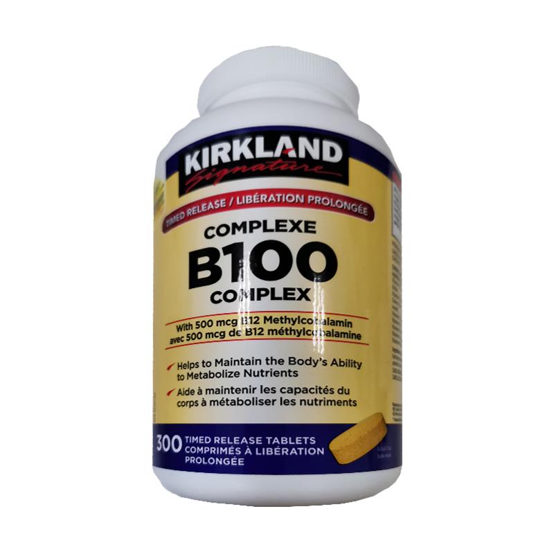 柯克兰(Kirkland)复合维生素B100300粒/瓶(加拿大版)价格多少钱_功效与作用_说明书-爱来商城